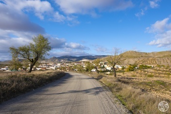 Driving through the village of Venta Quemada © Michelle Chaplow