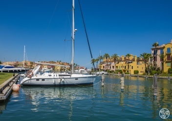 Sotogrande is known for its Mediterranean pastels and attractive architecture  © Michelle Chaplow