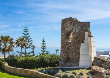 Torre Quebrada de Guadiaro, a watchtower that was stuck by lightening © Michelle Chaplow