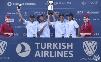 Team Calatagan winners of the 2024 Final Copa de Oro Turkish Airlines High Handicap © Michelle Chaplow