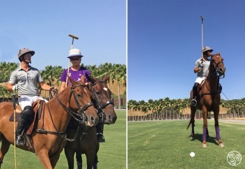 Tom Meyrick demonstrating the game of Polo © Andres Lopez Sheridan