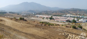 The view for the top of Estepona´s Rainbow steps.