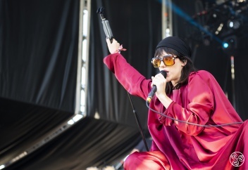 Sylvie Kreusch at the Andalucia Big festival   © Michelle Chaplow