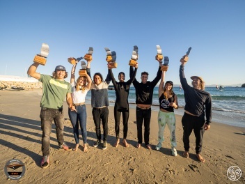 GWA Tarifa Wing Pro 2021 winners. Photo  Samuel Cardenas.