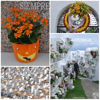 All Saints' Day follows Halloween -  Casares © Brian Gutcher
