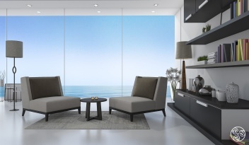 Enjoying the view all year around with Glass Curtains © Michelle Chaplow