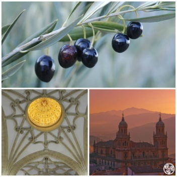 Jaen villages clockwise: Ubeda, Jaen, Baeza © Michelle Chaplow