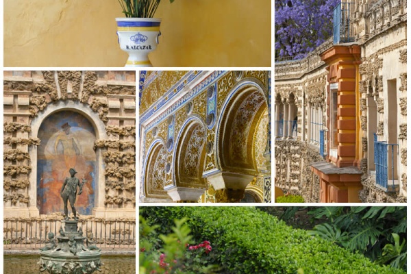 The magnificent, fragrant gardens of the Alcazar Seville. © Michelle Chaplow