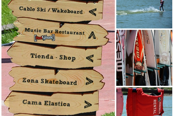 Cable ski in Marbella. © Harpinder Kaur