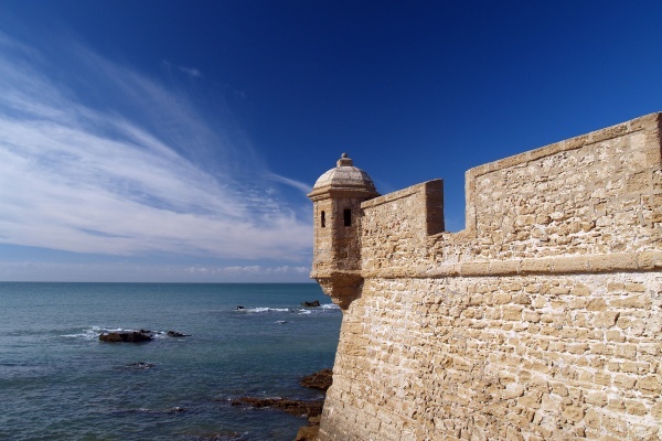The historic city walls of Cadiz © Michelle Chaplow