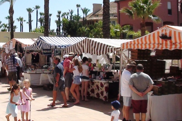 Sunday morning craft market in Sotogrande 