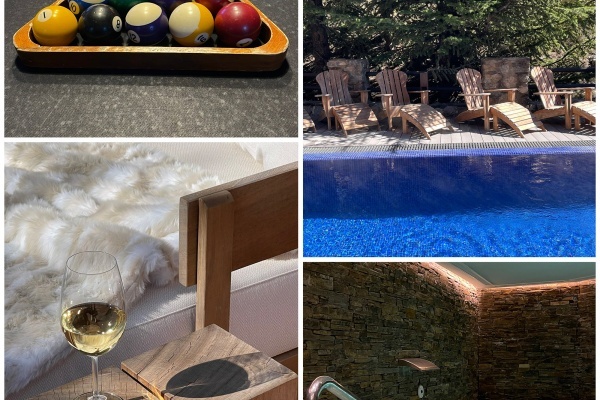 Chilling at El Lodge Ski and Spa resort, one of the many options for the non-skier © Michelle Chaplow