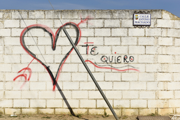 I love you - Calle Antonio Machado, Mollina © Michelle Chaplow