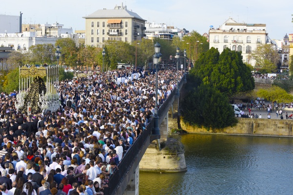 April is a month of celebrations on Seville with Semana Santa and The Spring Fair, unless of course one the Feria falls in May!© Michelle Chaplow