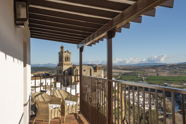 The private balconies of the Arcos de la Frontera Parador © Michelle Chaplow