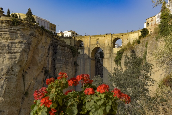 Puente Nuevo in Ronda — a breathtaking 18th-century stone bridge spanning the deep El Tajo gorge © Michelle Chaplow