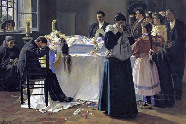 Mira qué bonita era (1895)  Julio Romero de Torres - Museo Reina Sofía