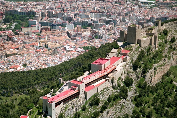At the Parador de Jaén, enjoy the best of both worlds—stay in a historic castle with sweeping views over the city below © Paradores