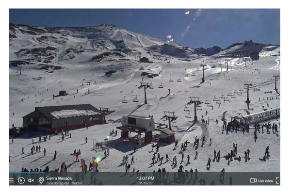 Example of webcam view of Sireea Nevada