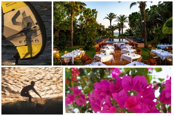 The Hurricane Hotel is front line to the beach © Michelle Chaplow