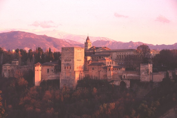 The magnificent Alhambra at sunset. The jewel of Granada  © Michelle Chaplow