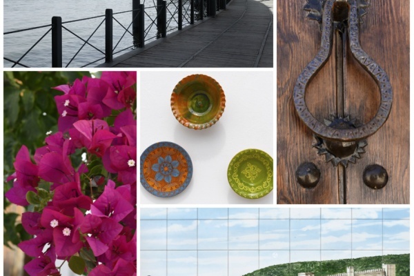 Huelva province clockwise: Huelva, Cañaveral, Santa Olalla, Almonaster and Aracena © Michelle Chaplow