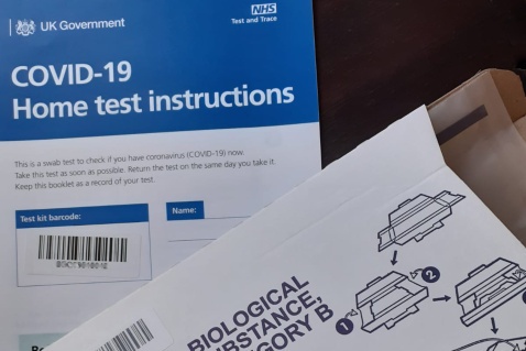 Covid UK home test kit