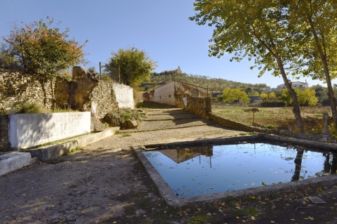 The natural spring, Fuente de Pilitas, dates from Arabic times and was once the water source for the village. Now it is used solely for agricultural purposes. (c) Michelle Chaplow 