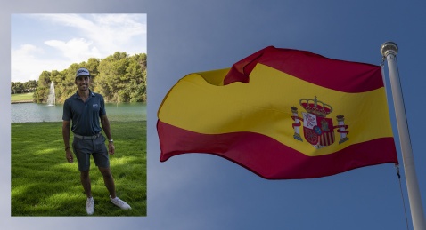 Rafa Cabrera Bello is very much at home in Valderrama © Michelle Chaplow 