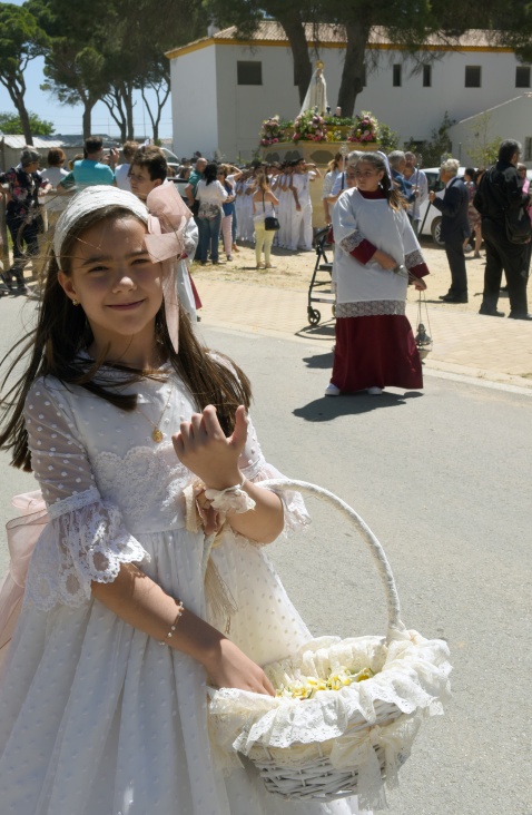  This festival coincides with the annual first communions and many children have a chance to wear their communion outfit once again, a source of great pride to the local community.(c) Michelle Chaplow
