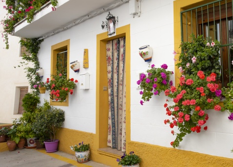 The quaint narrow streets of Albuñales © Michelle Chaplow