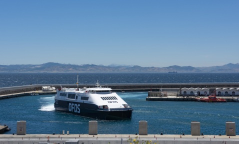 The Ferry from from Tarifa to Tangier Town © Michelle Chaplow