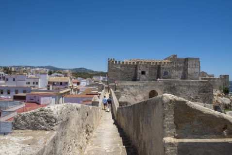 Tarifa's African heritage can also be seen in its impressive walled fort, Castillo de Guzman, which was built over an alcazar constructed under orders from the Caliph of Cordoba © Michelle Chaplow