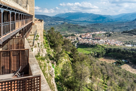 Jaen Parador is lodged in the 12th century Santa Catalina Castle