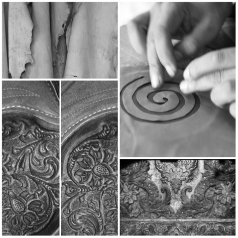 Leather work ©istock bottom left all the other images Michelle Chaplow