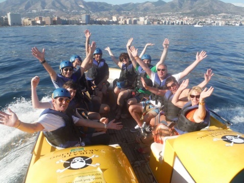 Fun at sea of Fuengirola  © Pirate Parasailing Fuengirola