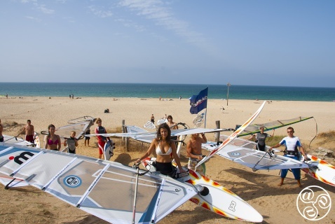 The Tarifa Windsurf Scene © Michelle Chaplow