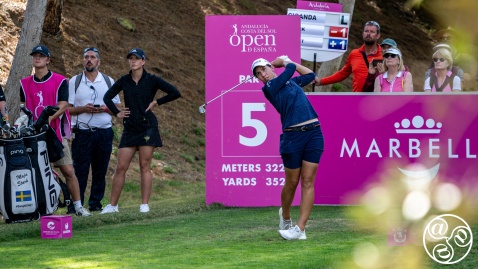 Carlota Ciganda, Day 1 Andalucía Costa del Sol Open de España 2022 © Andres Lopez Sheridan