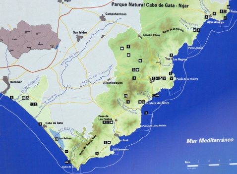 Public Map of Cabo de Gata