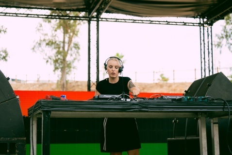 Alvva, founder of the Diverso Club in Barcelona's Razzmatazz, Laura Fernandez is from San Sebastian. © Sharon Lopez