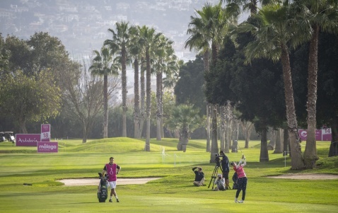 Carlota Ciganda plays the Andalucía Costa del Sol Open de España 2024 at Guadalhorse Golf (c)Organisation