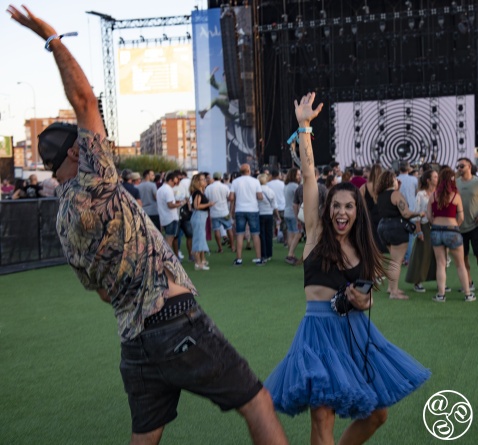Dancing at the Andalucia Big festival © Michelle Chaplow