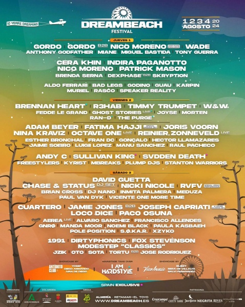 Dreambeach Music Festival, Retamar, Almeria 2024