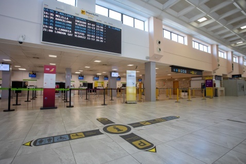 Federico Garcia Lorca Granada-Jaen Airport departures - Photo AENA