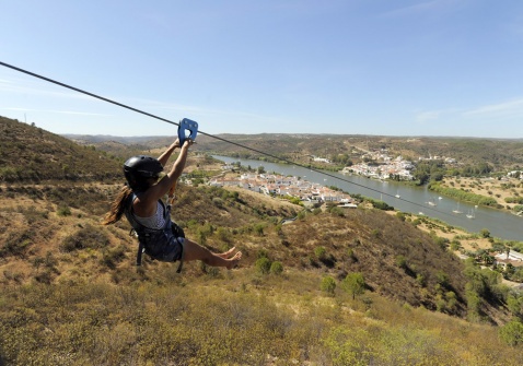 Zip Line across the Spain-Portugal Border