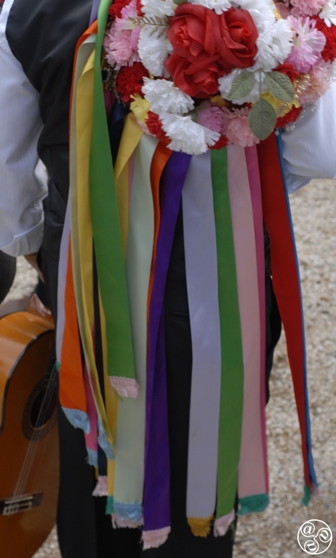 Wonderful ornate hats with flowers and satin ribbons  © Michelle Chaplow