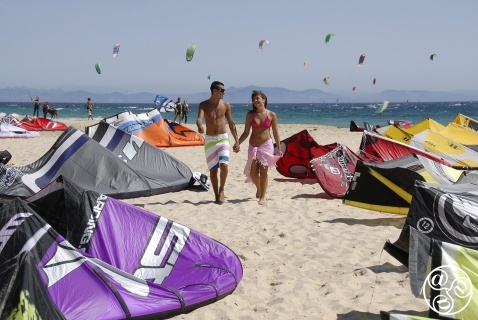 It's all about sun, sea and surf in Tarifa. © Michelle Chaplow