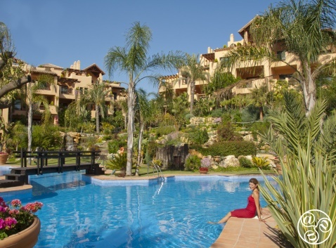 The Costa del Sol, with all year around sunshine, is a very desirable palce to reside. © Michelle Chaplow