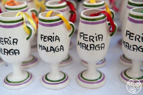 The Feria de Malaga Copitas A small; tulip-shaped glass traditionally used for tasting sherry (Jerez) or fino.  © Michelle Chaplow