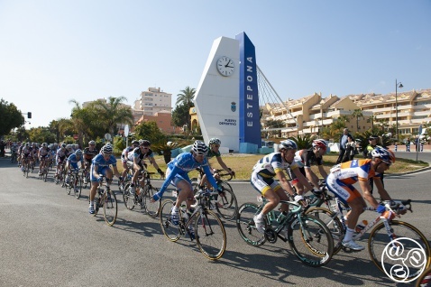 Vuelta de Andalucia 2012 passed through Estepona. © Michelle Chaplow